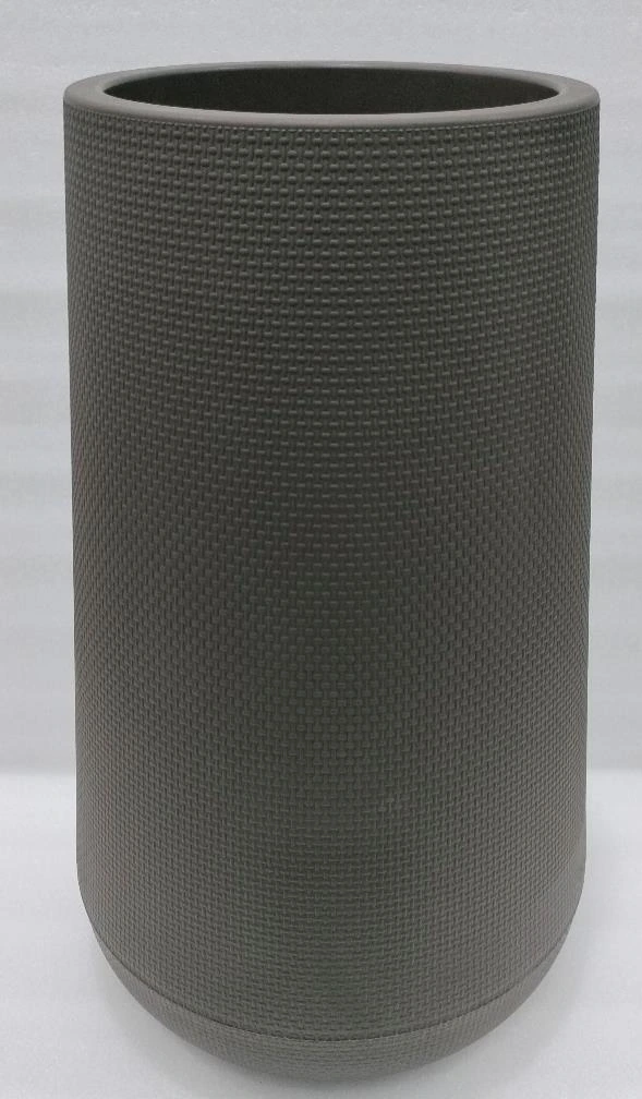 Plastic Pot Cylinder Stone Finish Small 48*35*40